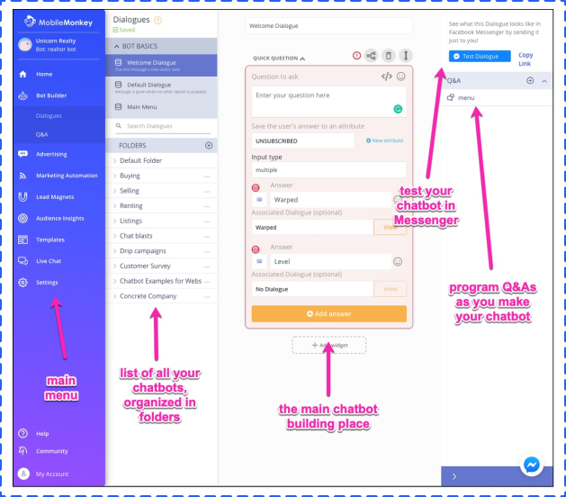 chatbot nasıl kurulur